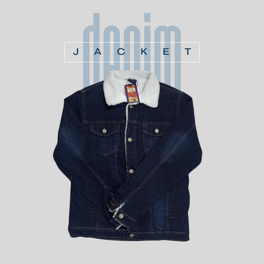 DENIM JACKET - DARK BLUE