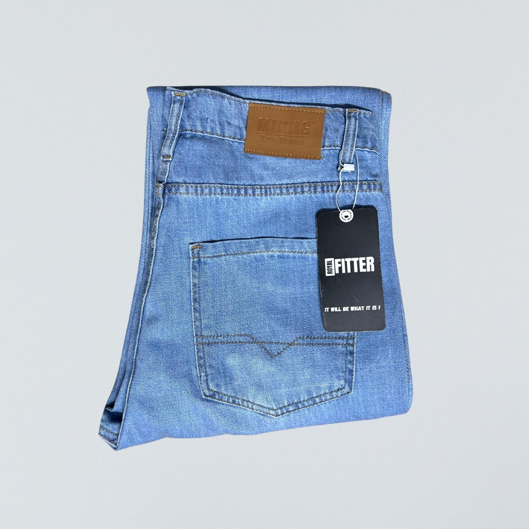 6 POCKET - BAGGY DENIM - SKY BLUE