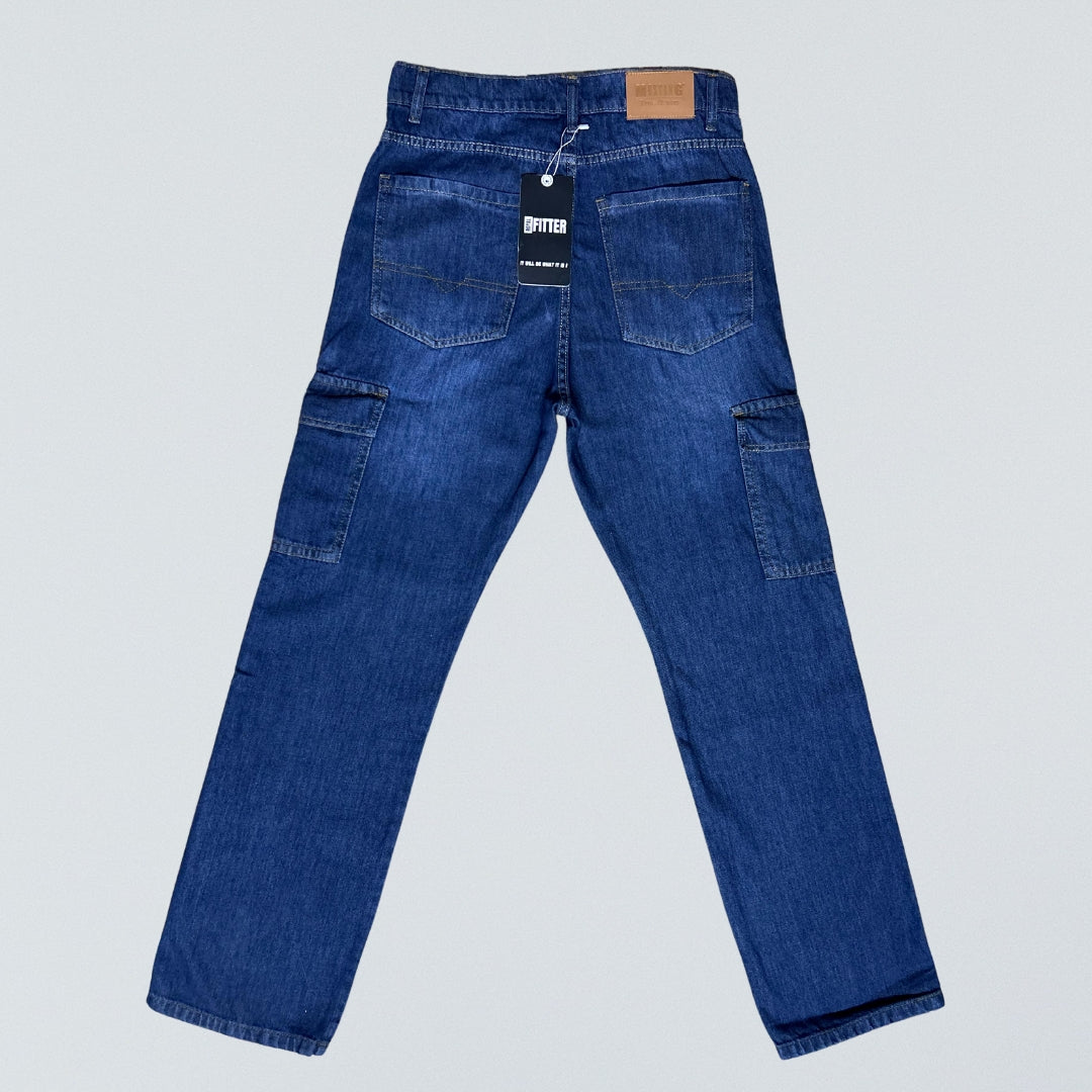 6 POCKET - BAGGY DENIM - DARK BLUE