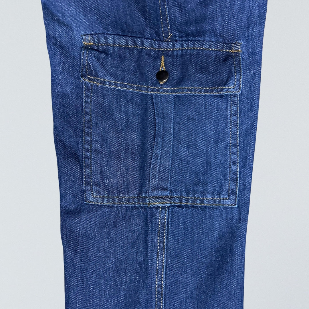 6 POCKET - BAGGY DENIM - DARK BLUE