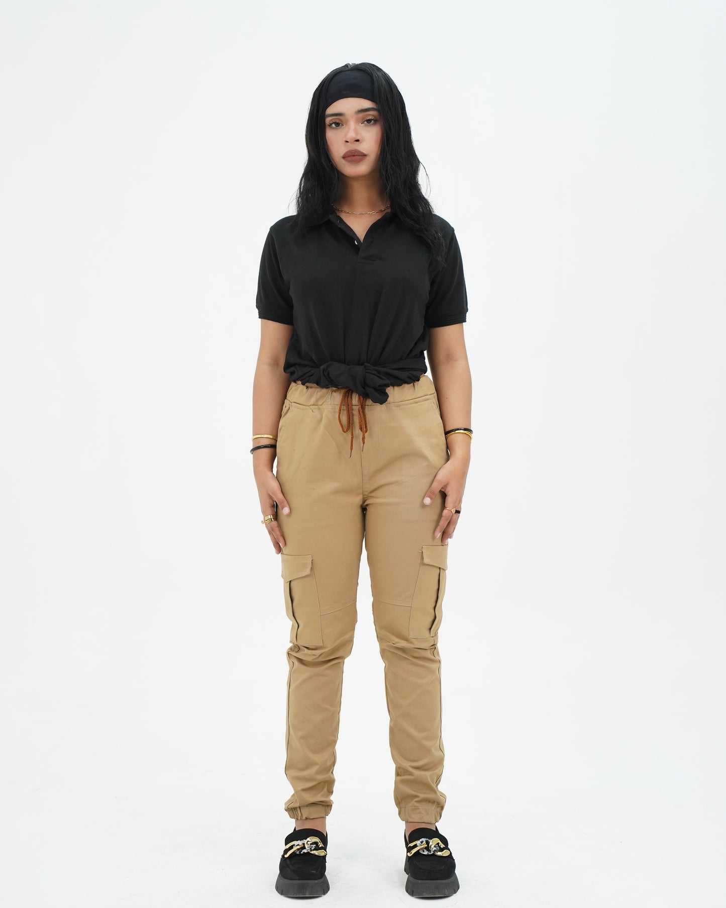 WOMEN CARGO - Khaki