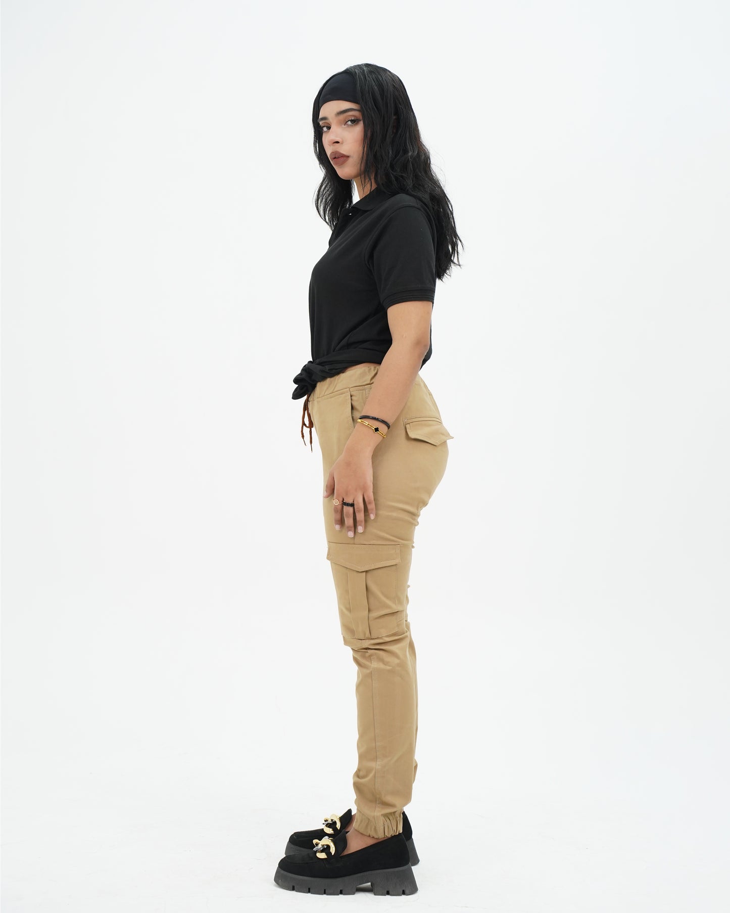 WOMEN CARGO - Khaki